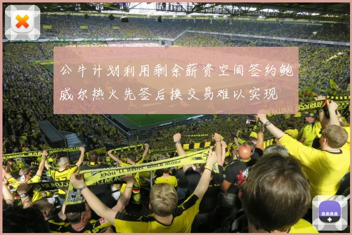 公牛计划利用剩余薪资空间签约鲍威尔热火先签后换交易难以实现